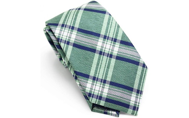  Lyme Stripe Tie, Green