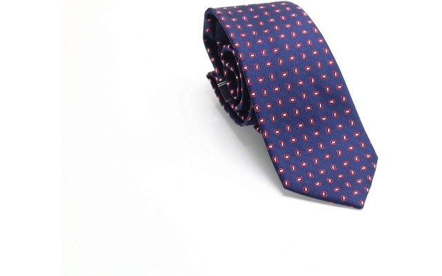  Seymour Pine Tie, One Size, Navy