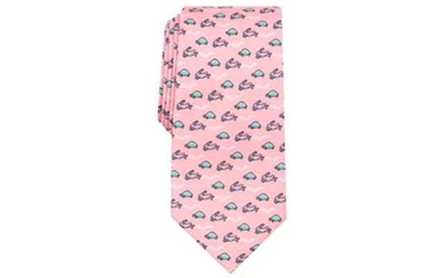  Turtle Bunny Neat Tie, Pink