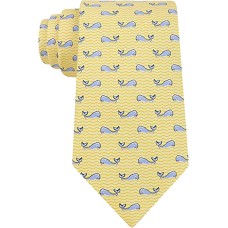Nautica Whale Neat Tie, Yellow
