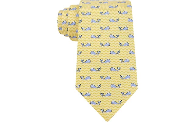  Whale Neat Tie, Yellow