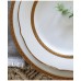  Charlotta Gold Scalloped Accent Plate