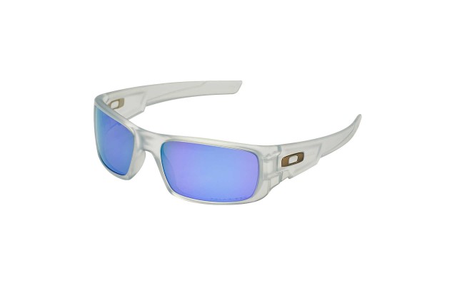  Crankshaft Matte Clear Polarized 100% UV Men’s Sunglasses, Violet Iridium