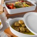 Over & Back “Just for Cooks” 4-piece Multi-functional Oven to Table Set, White