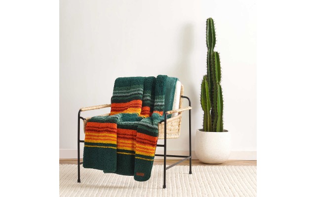  Sherpa Fleece Ultra Soft and Cozy Throw, Green