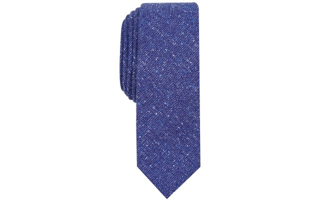 Penguin Men’s Gaither Skinny Fleck Tie (Navy)