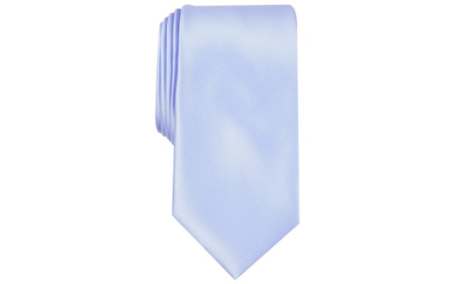  Men’s Satin Solid Tie (Light Purple)