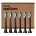  DiamondClean Replacement Toothbrush Heads, 6-pk Plaque Control Medium Or Soft, Black