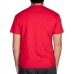 Polo  100% Cotton Men’s Classic Roomy Fit Crewneck Tee, Red, Large