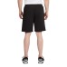  Men’s Knit Fleece Embossed Short, Black, Large