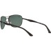  Matte Black Polarized 100% UV Men’s Sunglasses, RB3519