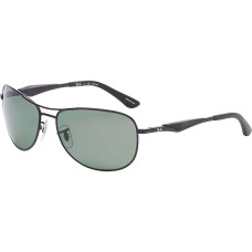 Ray-Ban Matte Black Polarized 100% UV Men’s Sunglasses, RB3519