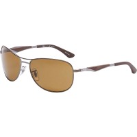 Ray-Ban Matte Gunmetal Polarized 100% UV Men’s Sunglasses, RB3519