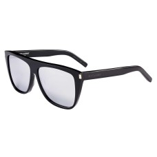 Saint Laurent SL1 100% UV Unisex Sunglasses,  Black