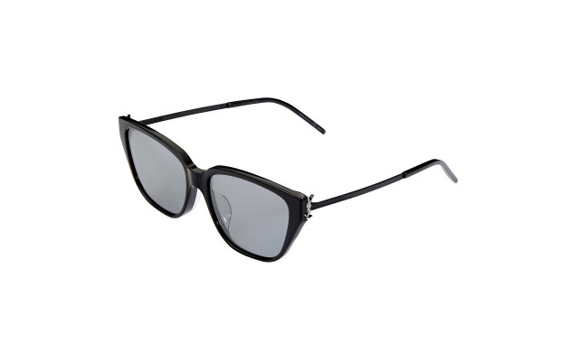 SLM48SF Black Silver 100% UV Women’s Sunglasses