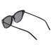  SLM48SF Black Silver 100% UV Women’s Sunglasses