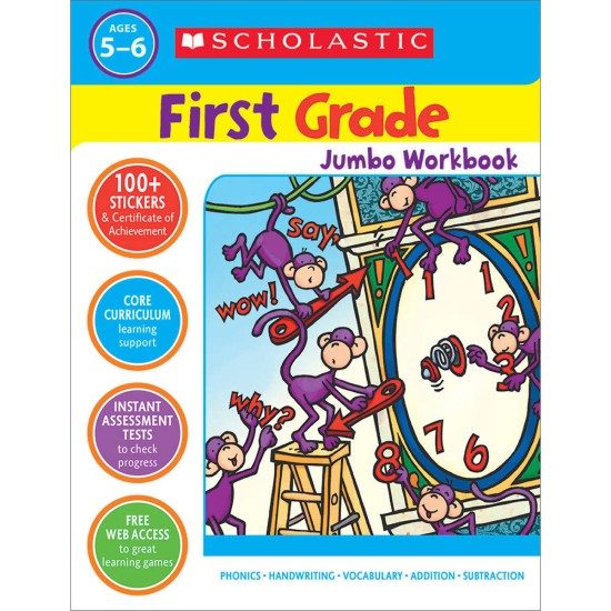 Scholastic Jumbo Workbook Grade 1 Bundle