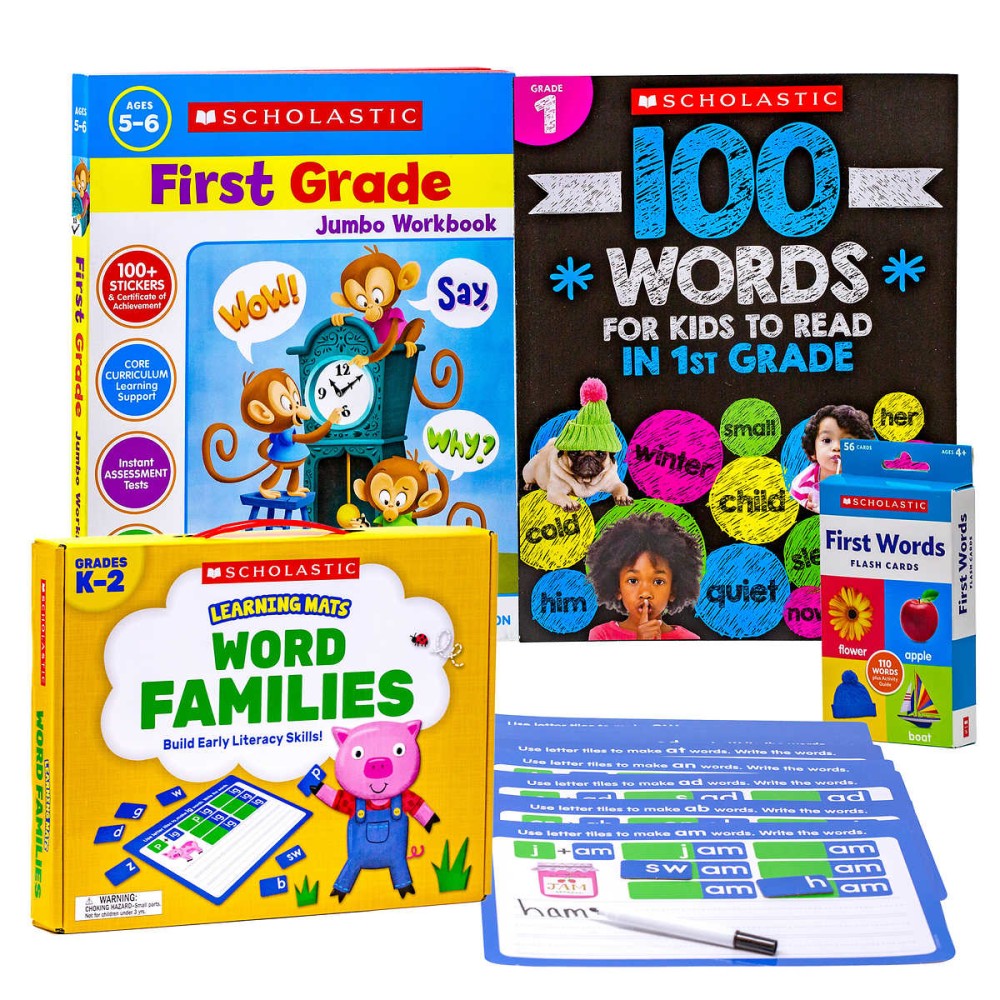 Scholastic Jumbo Workbook Grade 1 Bundle