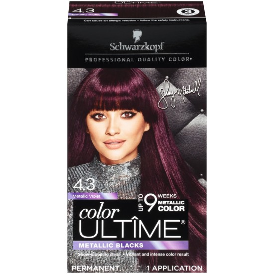 ® Color Ultime® Metallic Blacks Violet Permanent Haircolor Kit