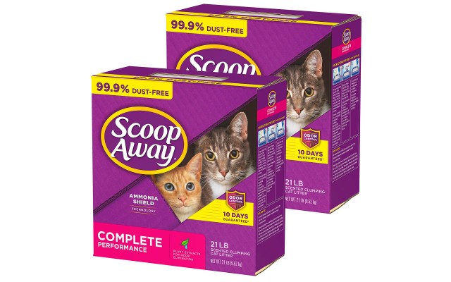  Complete Performance, Scented Cat Litter, Fresh Clean Scent, 2/21 lb Cartons