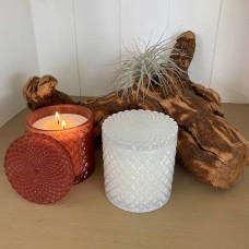 Sea & Premium Soy Wax Blend with Essential Oils Sand Glass Jar Candles 15oz2-pack