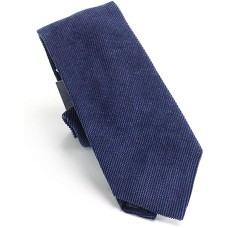 Sean John Men’s Navy Blue Corduroy Solid Classic Neck Tie Accessory