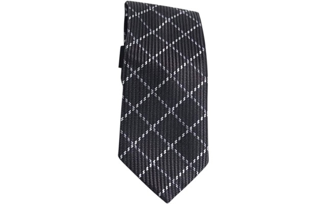  Men’s Texture Windowpane Self-Tied Ties