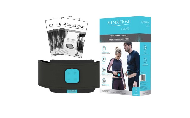  CoreFit Unisex  Abdominal Toning Belt 30-Minute Abs Workout, Includes 3 Sets of Gel Pads