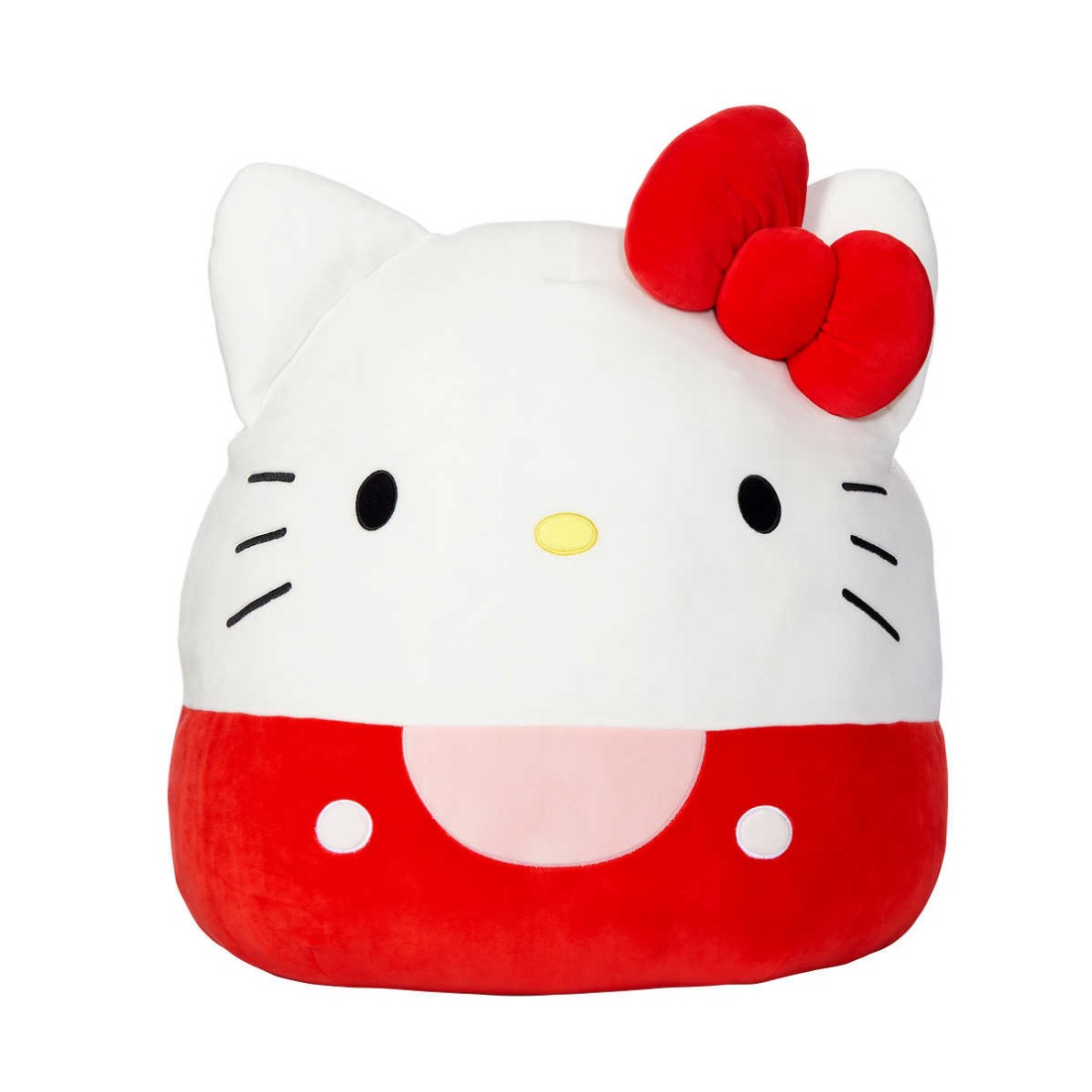 Squishmallows Ultra-Soft Spandex and Polyester Fill 20″ Hello Kitty Red Bow