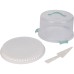  Cake and Pie Carrier Set, 2-Pc. White 186568