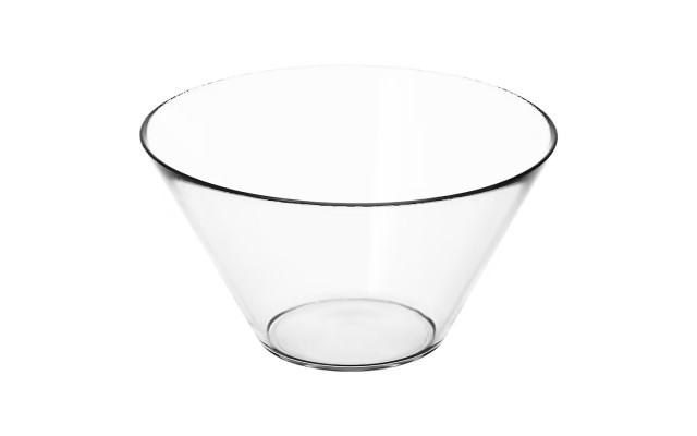  Serving bowl, Multipurpose clear glass, Glass Dinner Set Piece, 11 inch