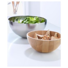 The Season Essentials Serving Bowl Bamboo, Mix Bowl, Salad Bowl, Sets