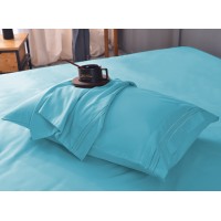 the Season Essentials Wrinkle Free Sheet Sets with Deep Pockets & Stain Resistant, 1800 Thread Count Bamboo Based