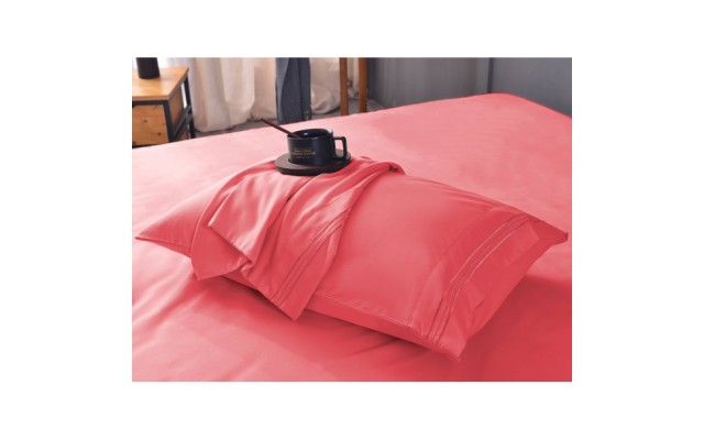 the Season Essentials Wrinkle Free Sheet Sets with Deep Pockets & Stain Resistant, 1800 Thread Count Bamboo Based