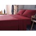 the Season Essentials Wrinkle Free Sheet Sets with Deep Pockets & Stain Resistant, 1800 Thread Count Bamboo Based