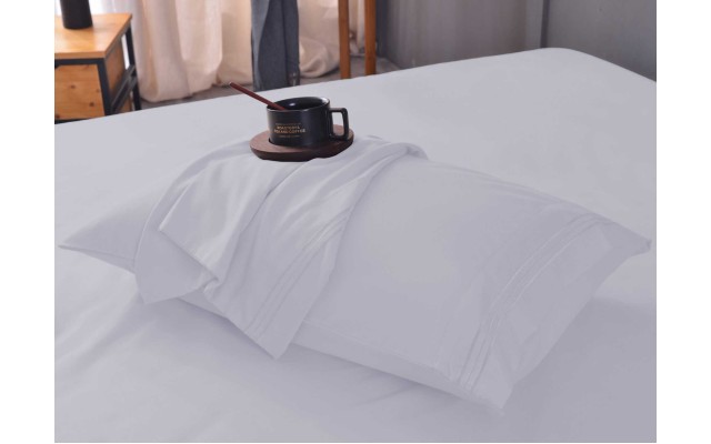 the Season Essentials Wrinkle Free Sheet Sets with Deep Pockets & Stain Resistant, 1800 Thread Count Bamboo Based