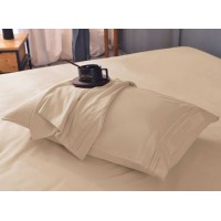 the Season Essentials Wrinkle Free Sheet Sets with Deep Pockets & Stain Resistant, 1800 Thread Count Bamboo Based