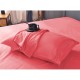  Wrinkle Free Sheet Sets with Deep Pockets & Stain Resistant, 1800 Thread Count Bamboo Based, Coral, King Pillowcases (Set of 2)