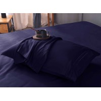 the Season Essentials Wrinkle Free Sheet Sets with Deep Pockets & Stain Resistant, 1800 Thread Count Bamboo Based