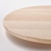  Solid Wood Serving Plate, Round Turning Fuction, 15 inch