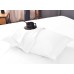  Wrinkle Free Sheet Sets with Deep Pockets & Stain Resistant, 1800 Thread Count Bamboo Based, White, California King