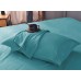  Wrinkle Free Sheet Sets with Deep Pockets & Stain Resistant, 1800 Thread Count Bamboo Based, Teal, Twin XL