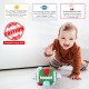  Football Bumpy Ball for Baby Boys & Girls - Newborn to 36 Months Sensory Football Toy - Infant Rattle Football Ball, Green