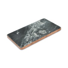 Thirstystone Black Marble Board with Copper Finish Edge