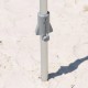  8-ft Beach Umbrella Wind Vent and Patented Sand Anchor, Blue