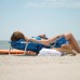  Beach Chair, Adjusts To 5 Positions and Lays Flat, Blue