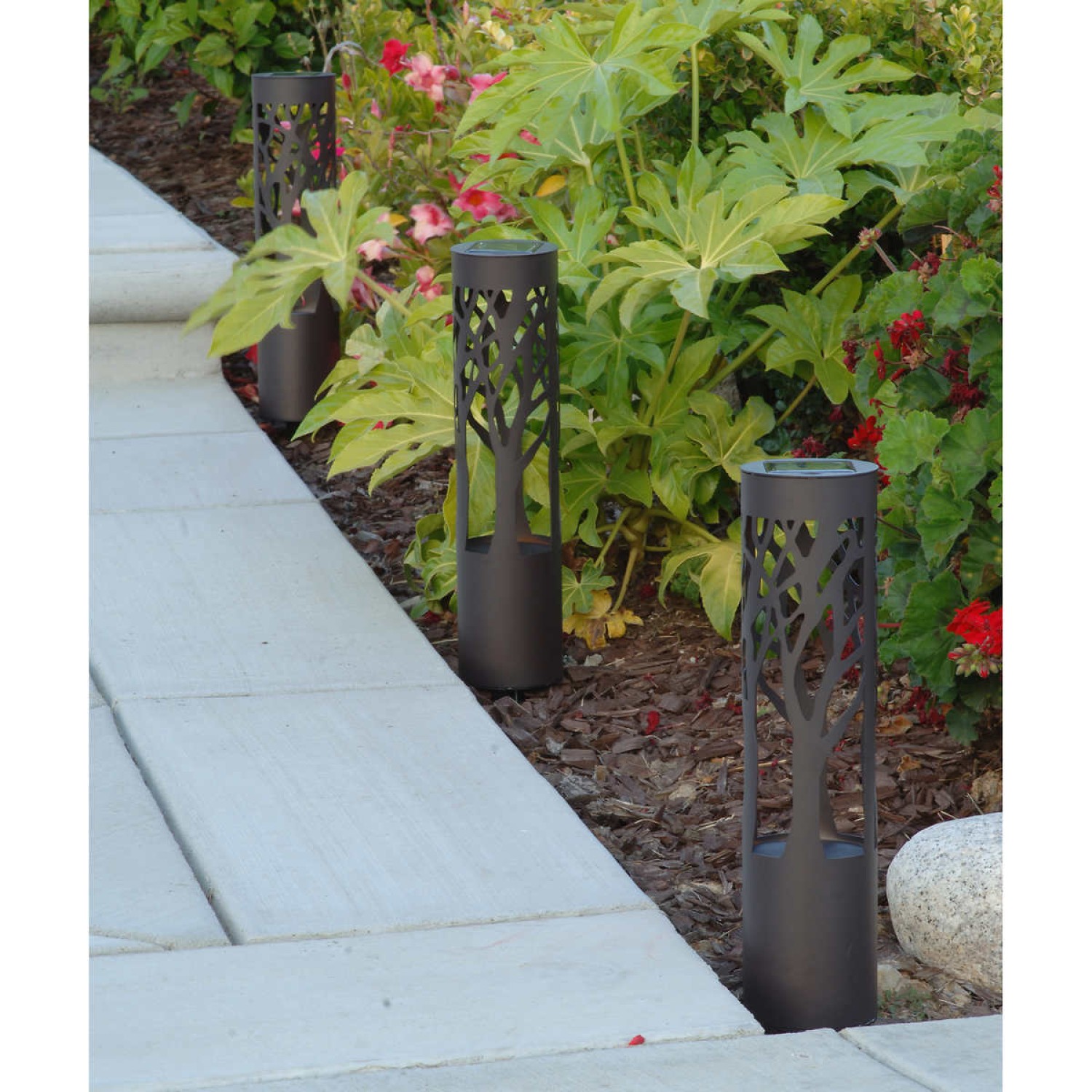 Tommy Bahama Solar LED Pathway Bollard Light, 6-pack