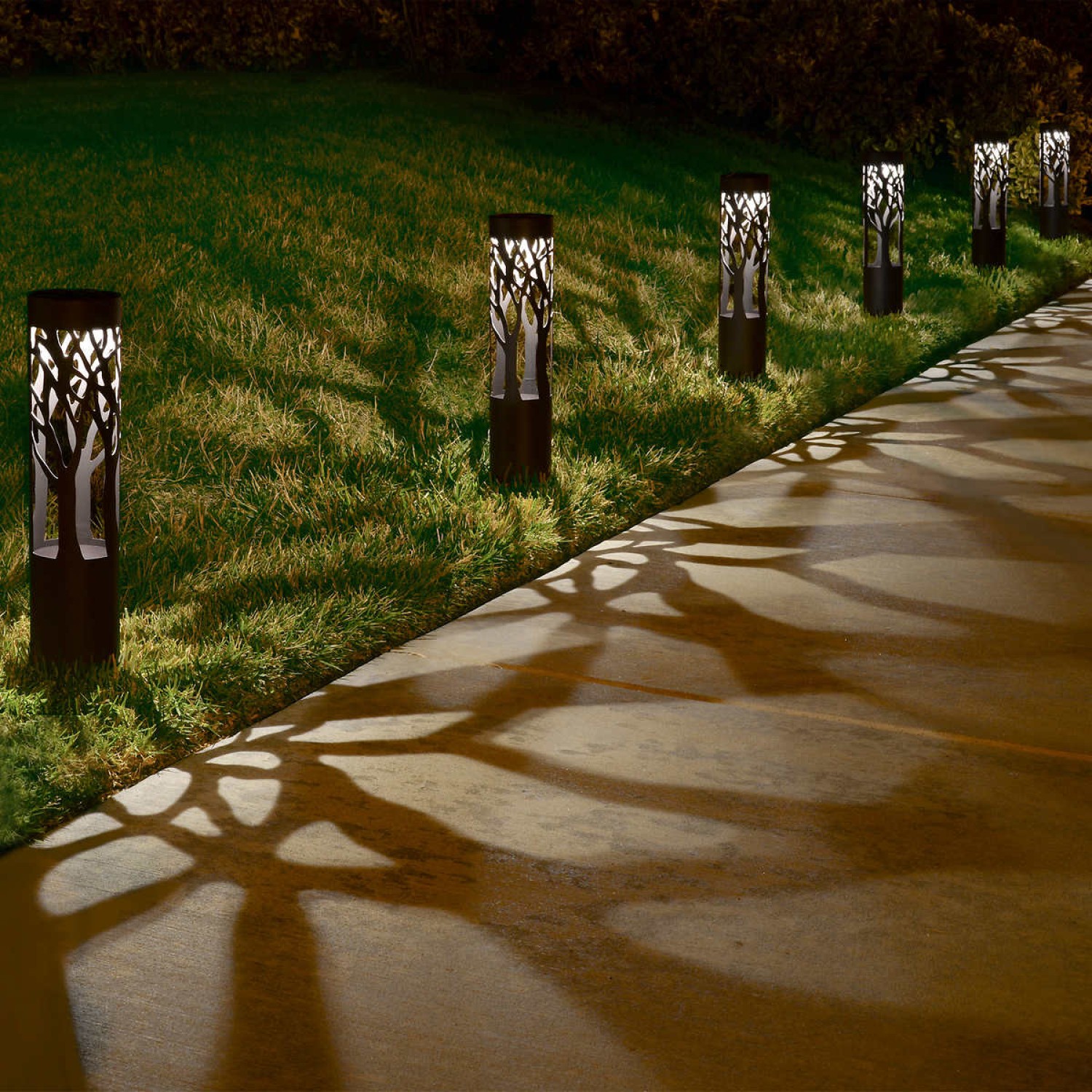 Tommy Bahama Solar LED Pathway Bollard Light, 6-pack