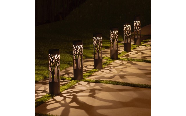  Solar LED Pathway Lights, 6 Pack