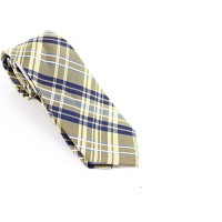 Tommy Hilfiger Men’s Plaid Perfection Slim Neck Tie Silk, Yellow